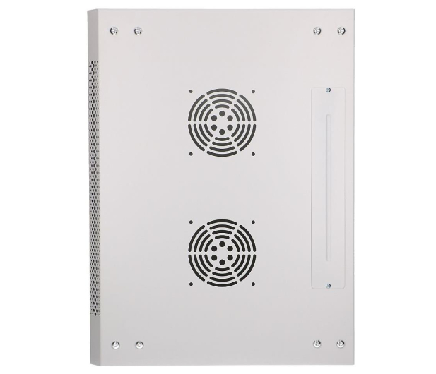 Extralink Szafka wisząca rack 9U 600x450 szara szklane drzwi EX.8574 - 489290 - zdjęcie 5